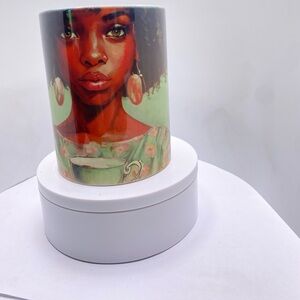 Unit Tea Young Girl (Big Hat) Tea Party Ceramic Mug 🍵